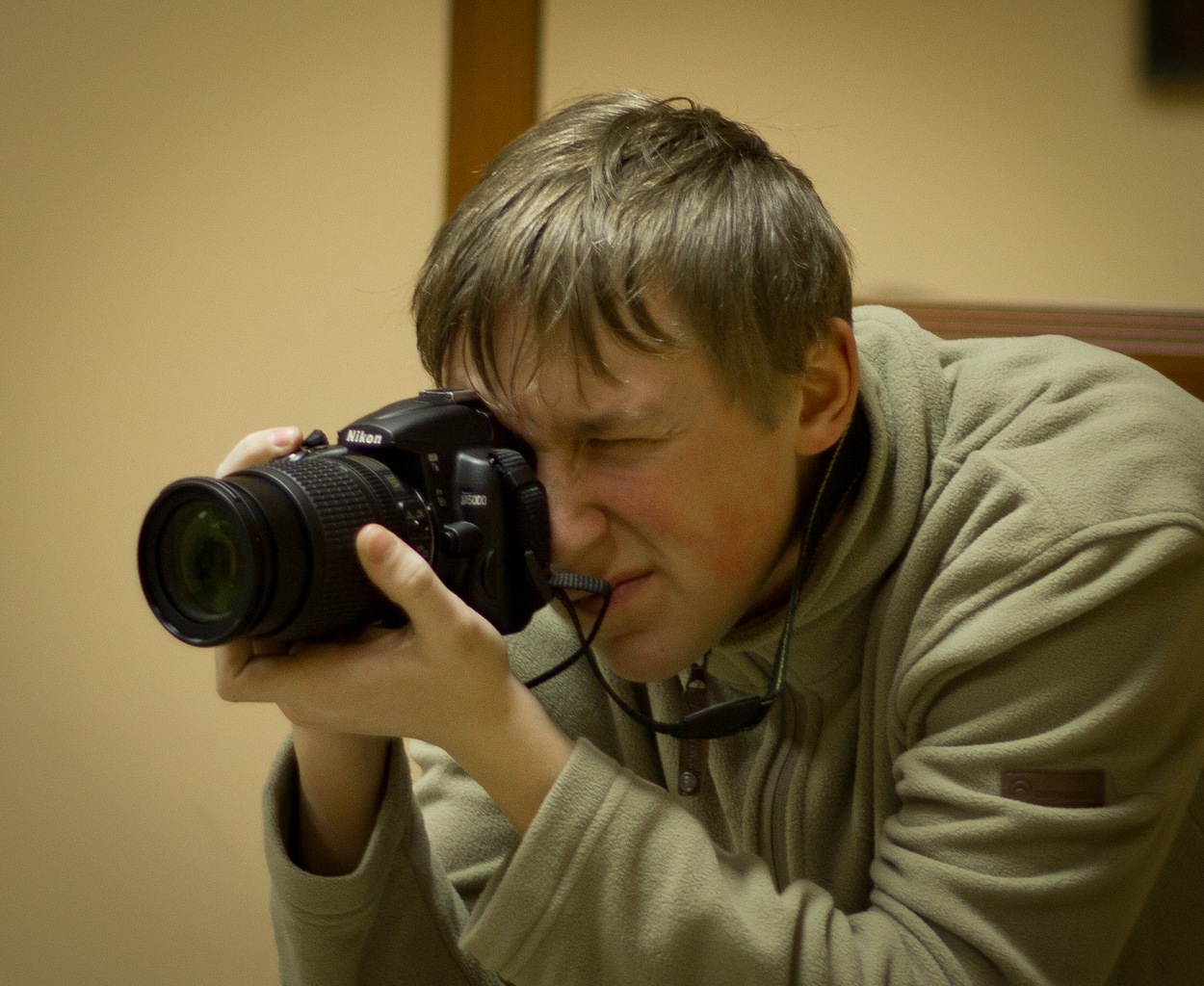 Илья Викдорович фотограф и участник археологического клуба с 10 лет, за работой
